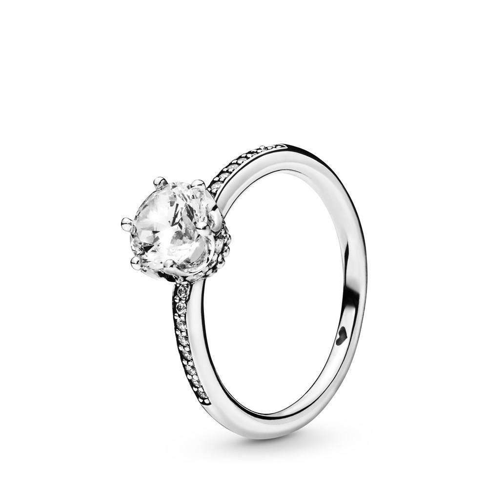Pandora Sparkling Crown Ring