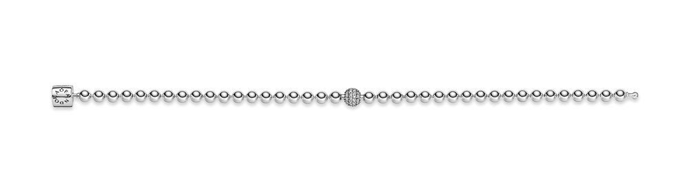 Pandora Beads & Pavé Bracelet