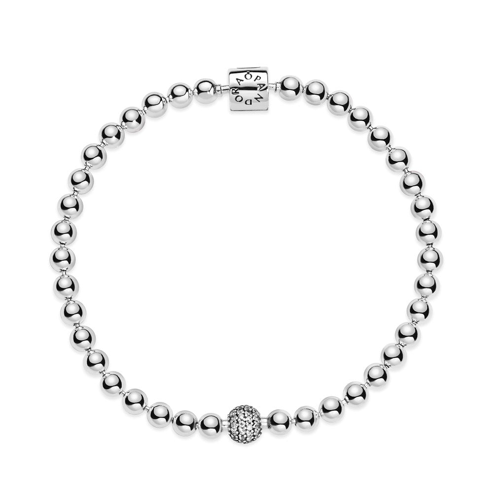 Pandora Beads & Pavé Bracelet