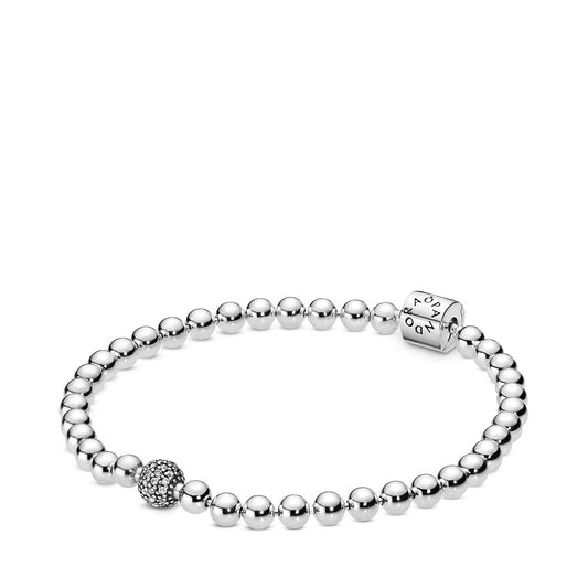 Pandora Beads & Pavé Bracelet