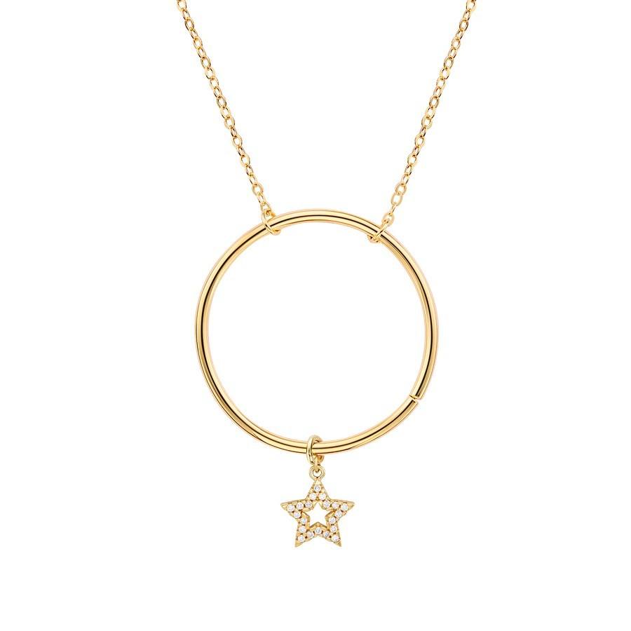 Argento Gold Star Pendant Charm 