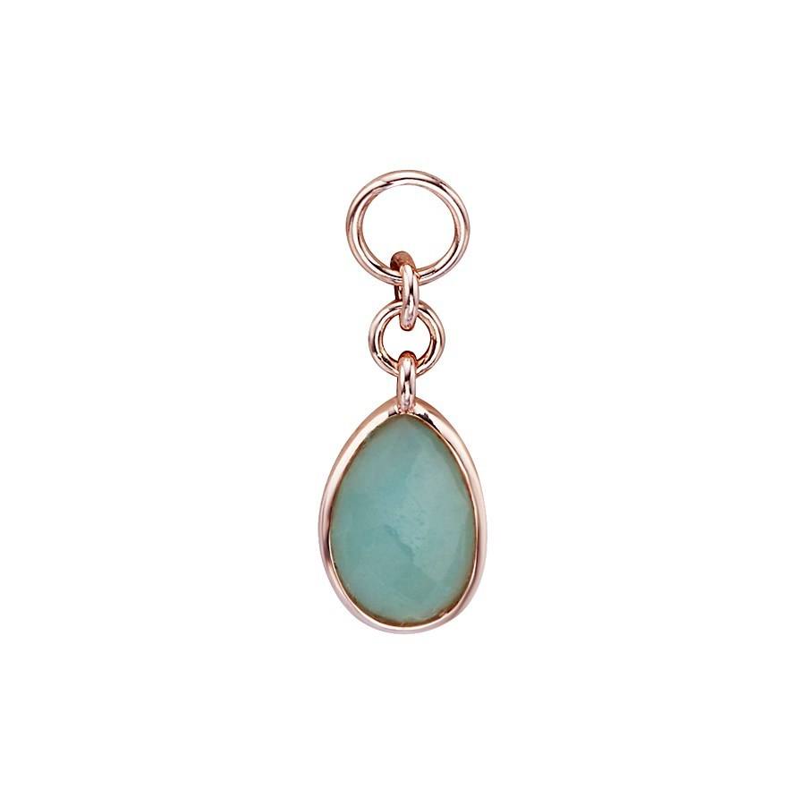 Argento Rose Gold March Pendant Charm 