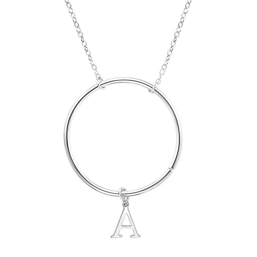 Argento Silver Letter A Pendant Charm 
