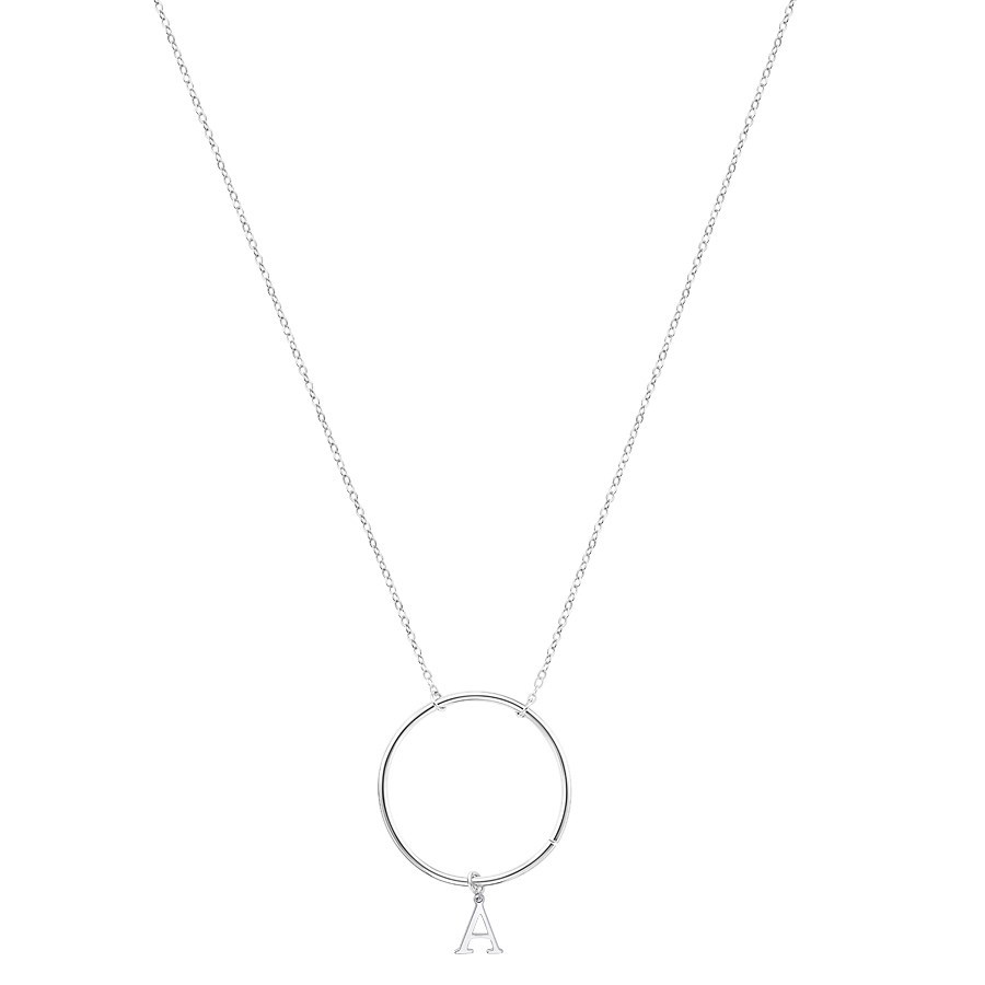 Argento Silver Letter A Pendant Charm 
