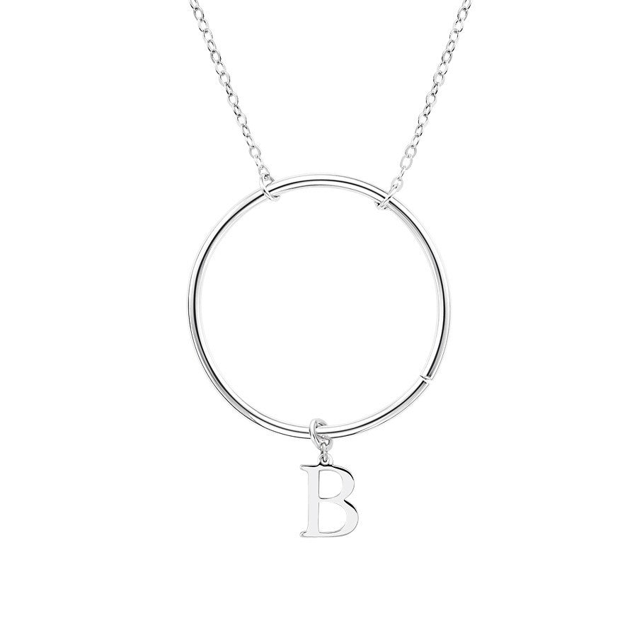 Argento Silver Letter B Pendant Charm 