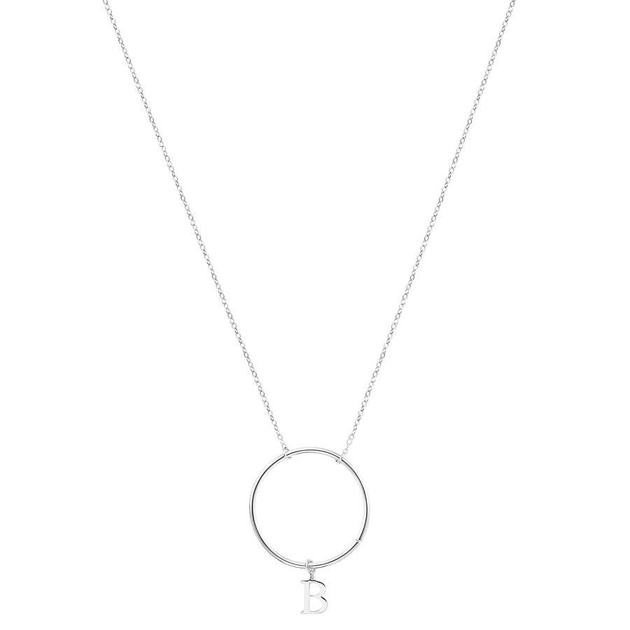 Argento Silver Letter B Pendant Charm 