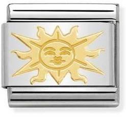 Nomination Gold Sun Charm 