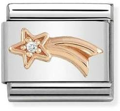 Nomination Rose Gold Shooting Star Charm 