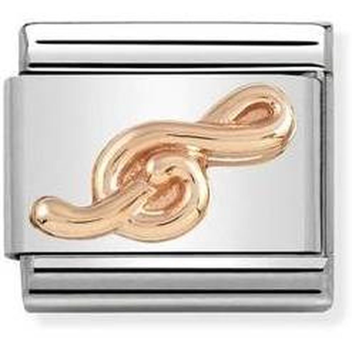 Nomination Rose Gold Treble Clef Music Charm