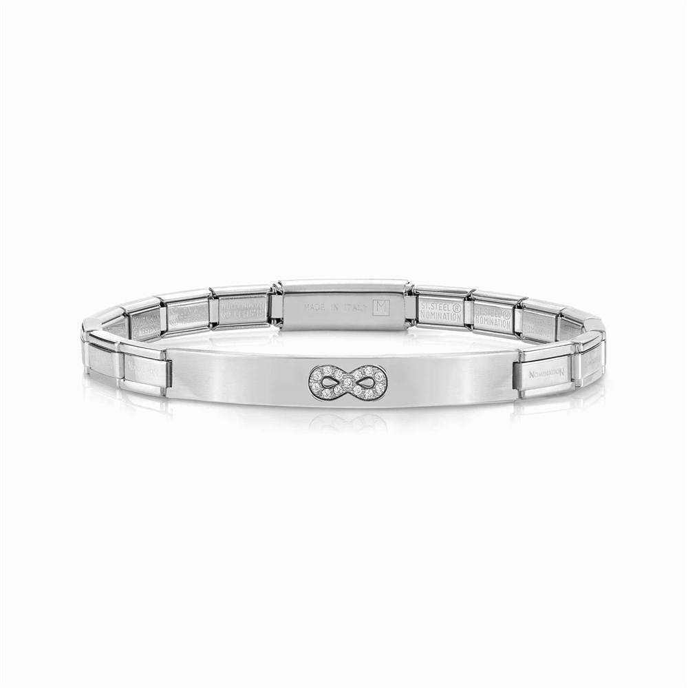 Nomination Trendsetter Silver Infinity Bracelet 
