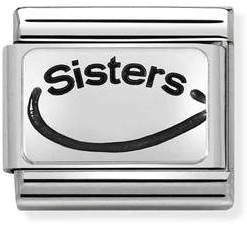 Nomination Silvershine Forever Sisters Half Charm 