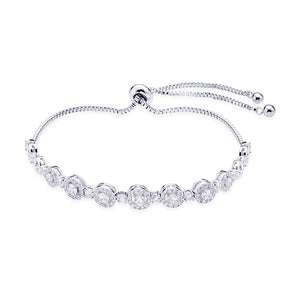 August Woods Silver Halo Pull Bracelet