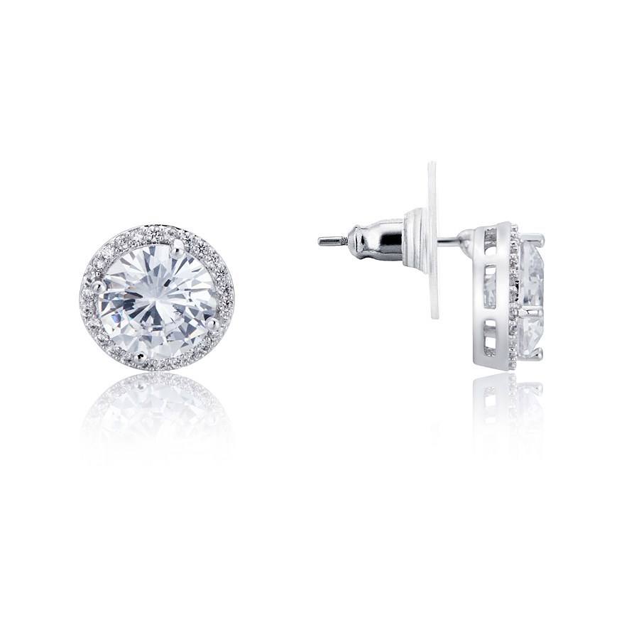 August Woods Silver Halo Earrings