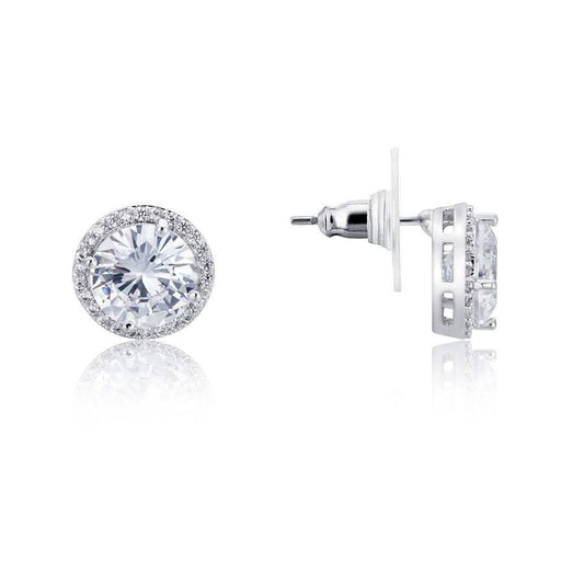 August Woods Silver Halo Earrings