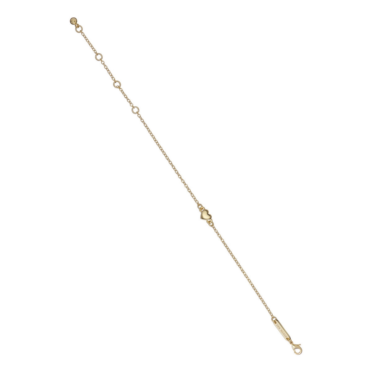 Ted Baker Gold Tiny Heart Bracelet