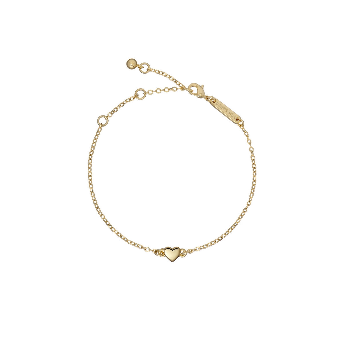 Ted Baker Gold Tiny Heart Bracelet