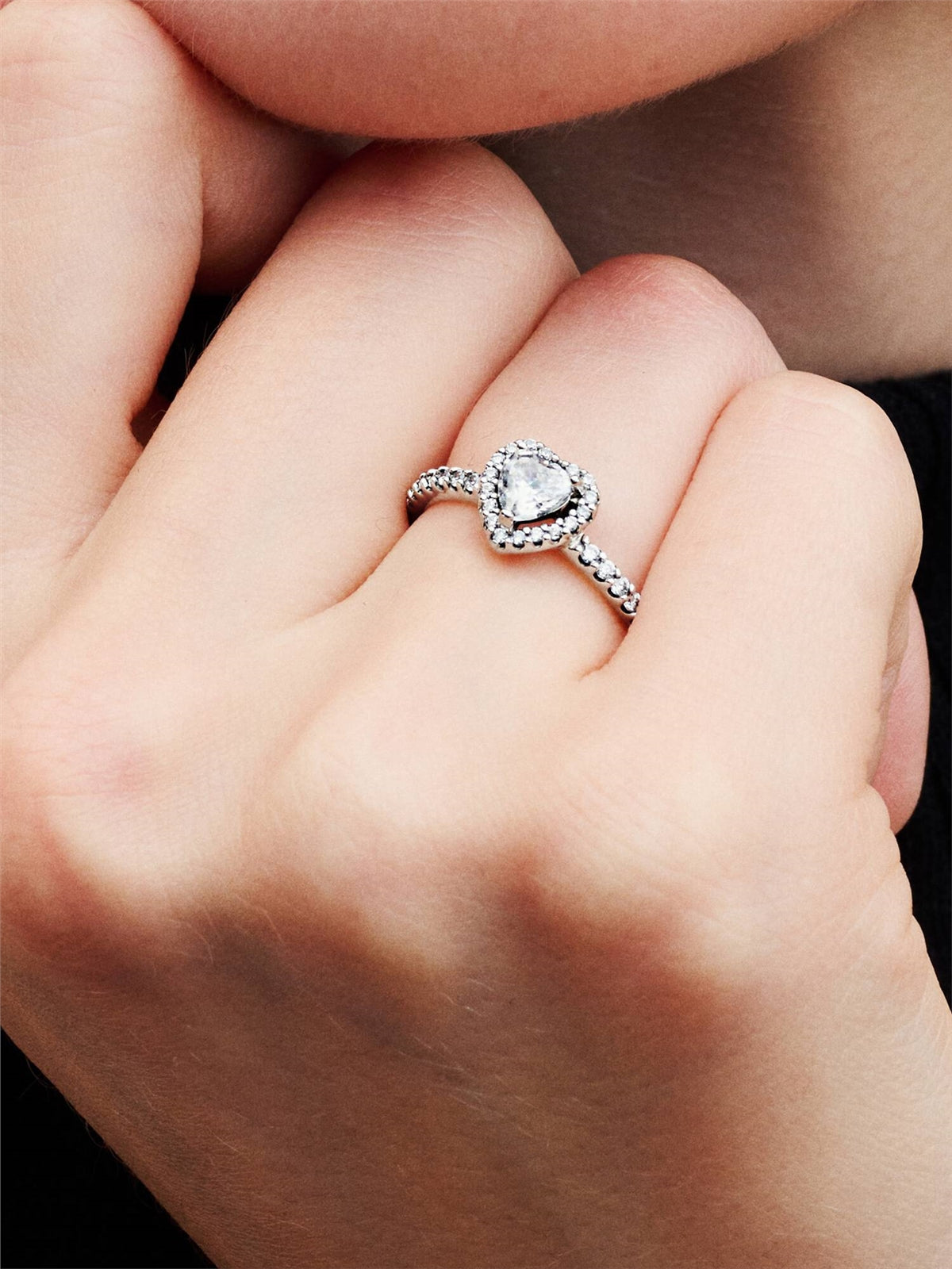 Pandora Elevated Heart Ring