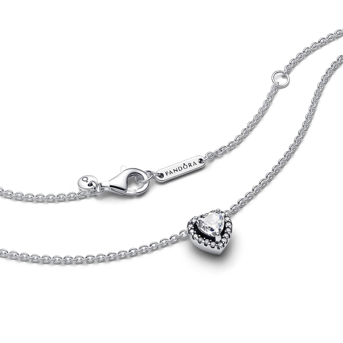 Pandora Elevated Heart Necklace