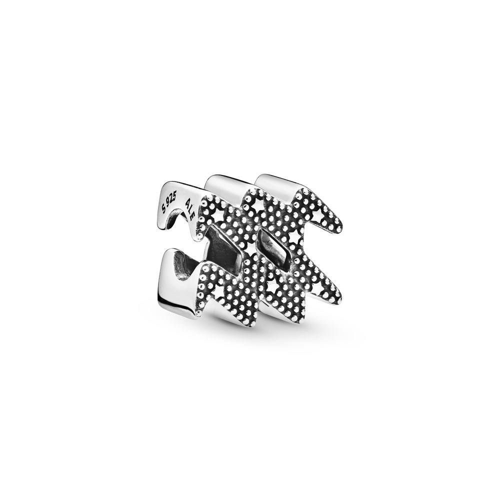 Pandora Sparkling Aquarius Zodiac Charm