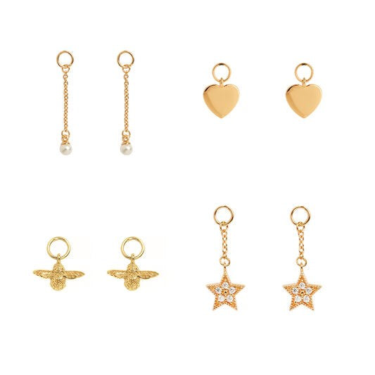 Olivia Burton House of Huggies Gold Earrings Gift Set 