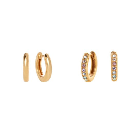 Olivia Burton House of Huggies Gold Earrings Gift Set 