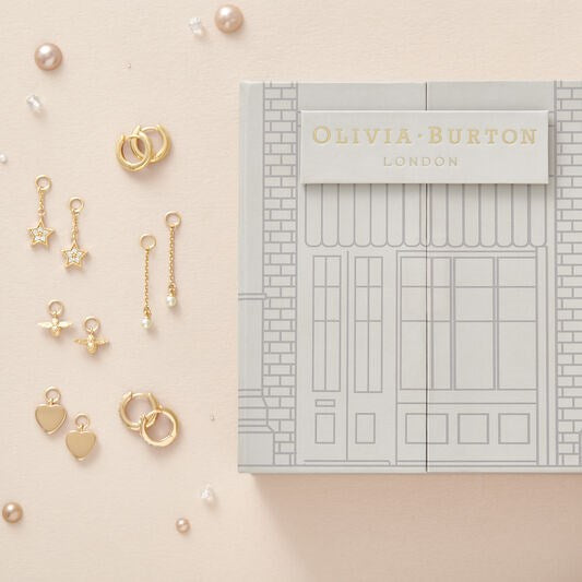 Olivia Burton House of Huggies Gold Earrings Gift Set 