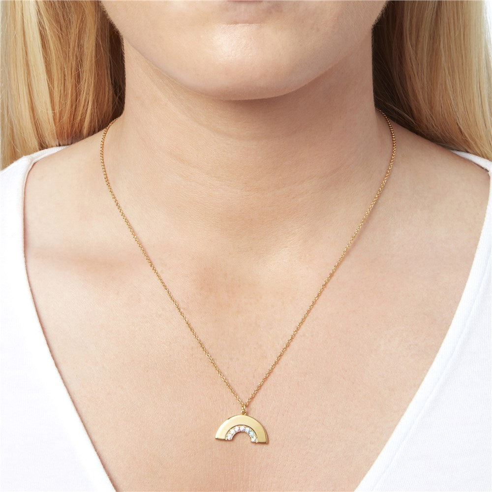 Olivia Burton Gold Rainbow Necklace