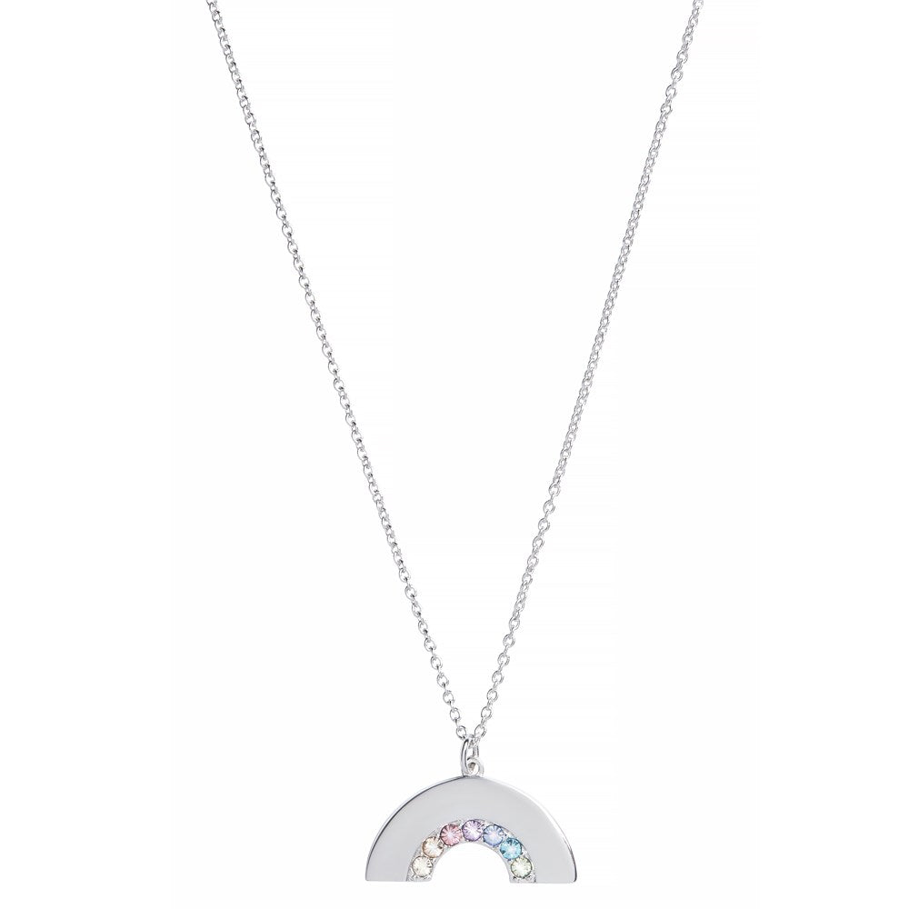 Olivia Burton Silver Rainbow Necklace