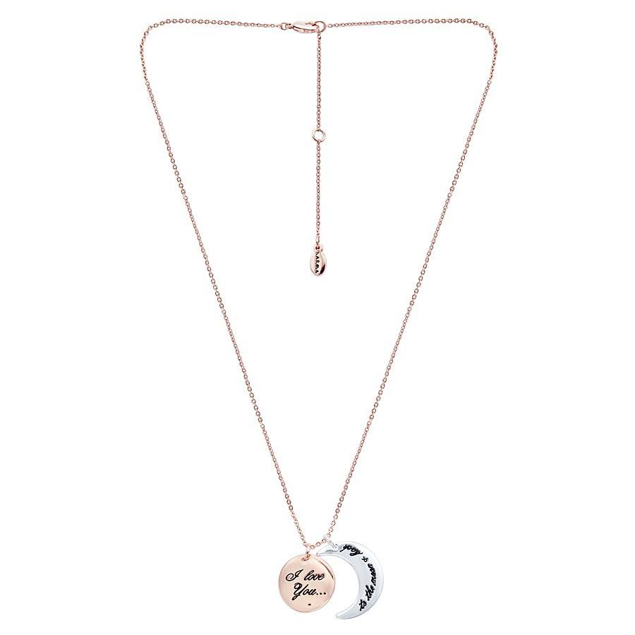Karma Mixed Metal To The Moon Necklace