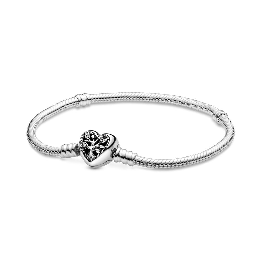 Pandora Moments Family Tree Heart Bracelet 