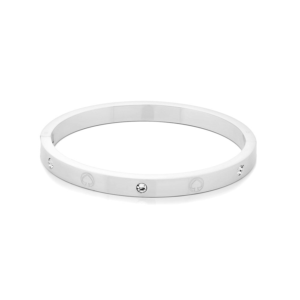 Kate Spade New York Silver Infinite Spade Bangle