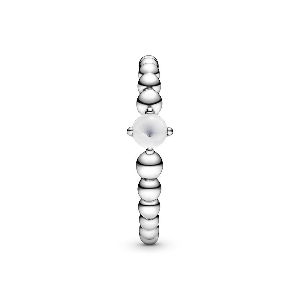 Pandora April Birthstone Beaded Ring