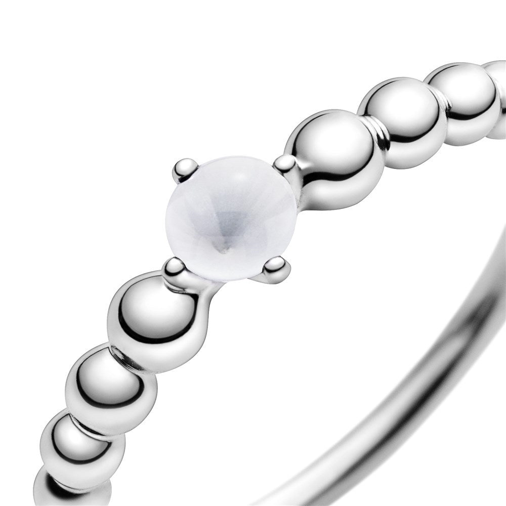 Pandora April Birthstone Beaded Ring