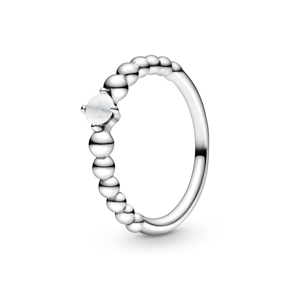 Pandora April Birthstone Beaded Ring