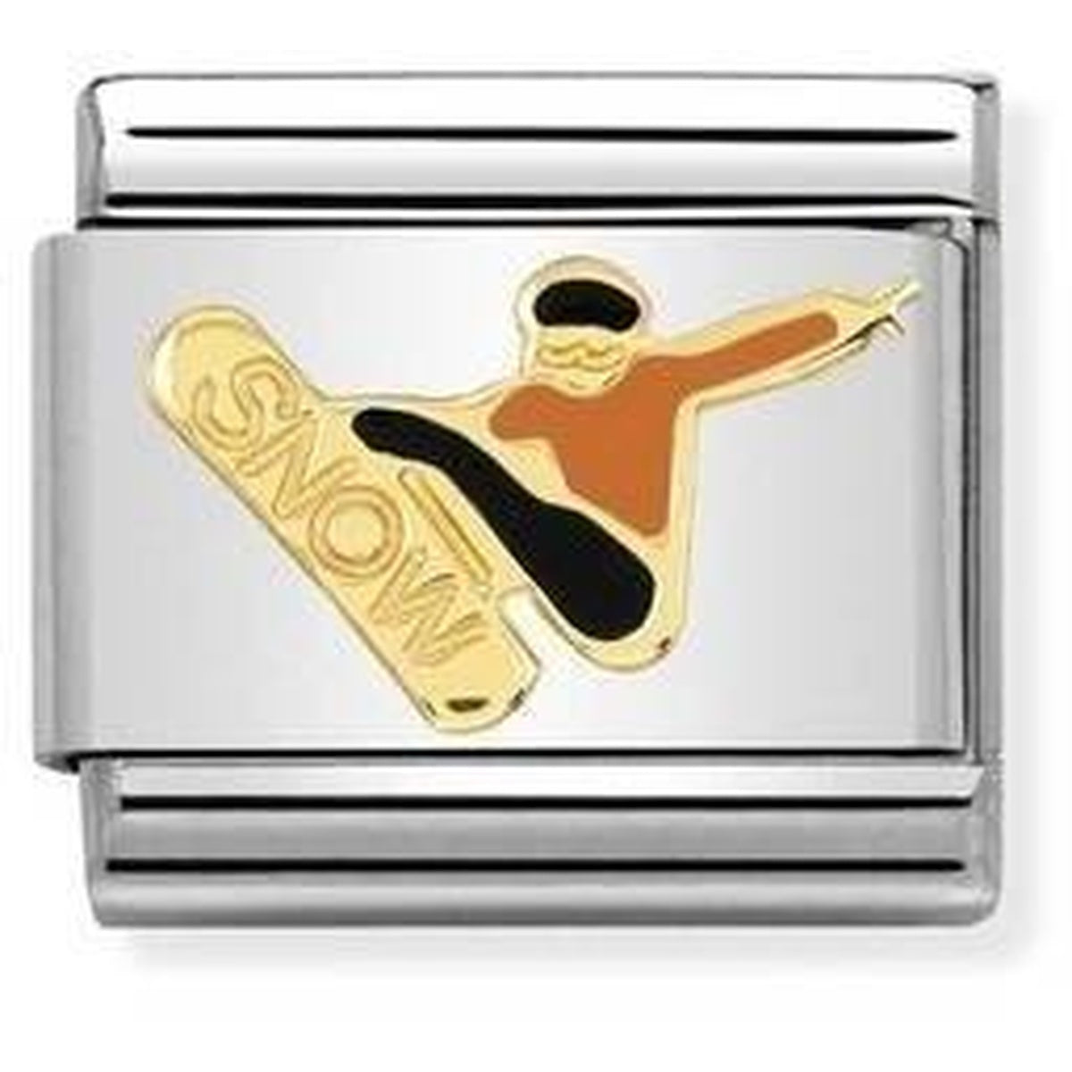 Nomination Snowboarder Charm