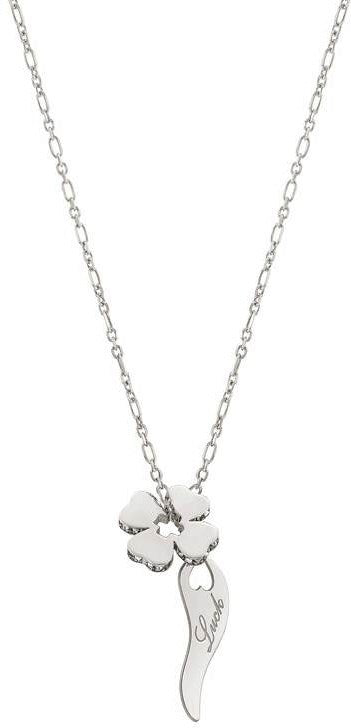 Nomination Silver Essentials Crystal Clover Necklace 
