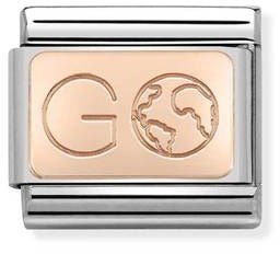 Nomination Rose Gold Go With Earth Charm 