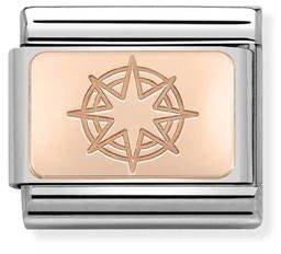 Nomination Rose Gold Compass Charm 