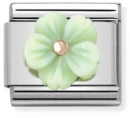 Nomination Green Flower Charm 
