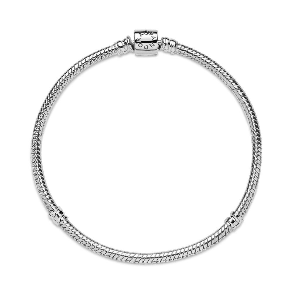 Pandora Moments Barrel Clasp Snake Chain Bracelet