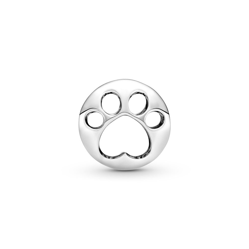 Pandora Openwork Paw Print Charm