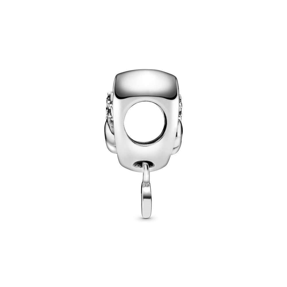 Pandora Sparkling Paw Print & Heart Charm