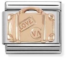 Nomination Rose Gold Suitcase Charm