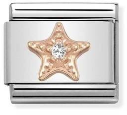 Nomination Rose Gold Starfish Charm 