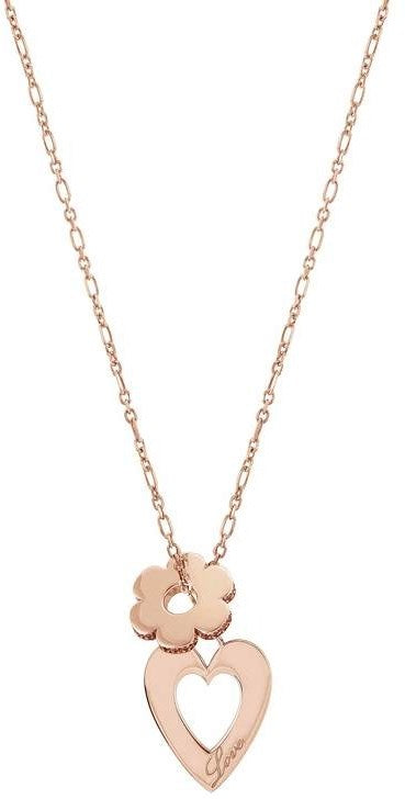 Nomination Rose Gold Essentials Crystal Flower Necklace 