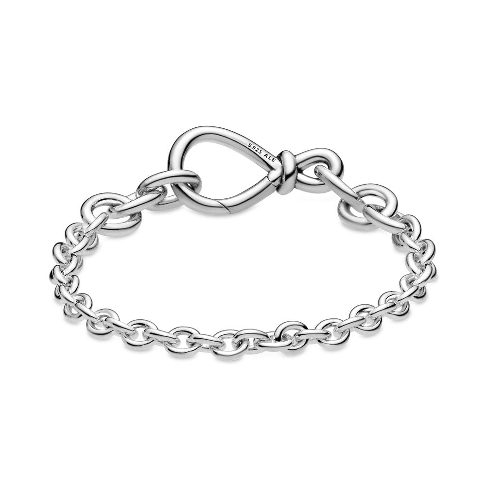 Pandora Chunky Infinity Knot Chain Bracelet