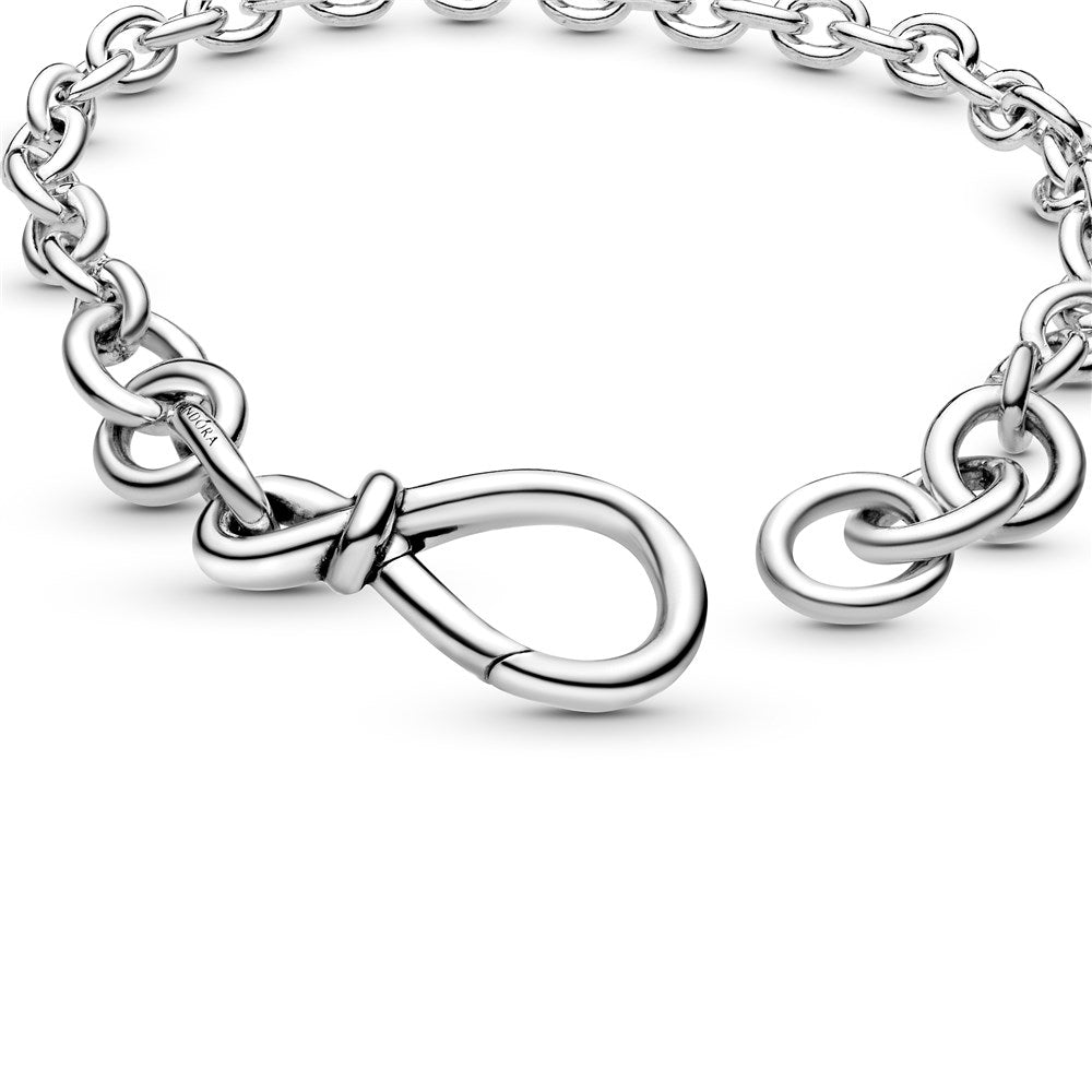 Pandora Chunky Infinity Knot Chain Bracelet