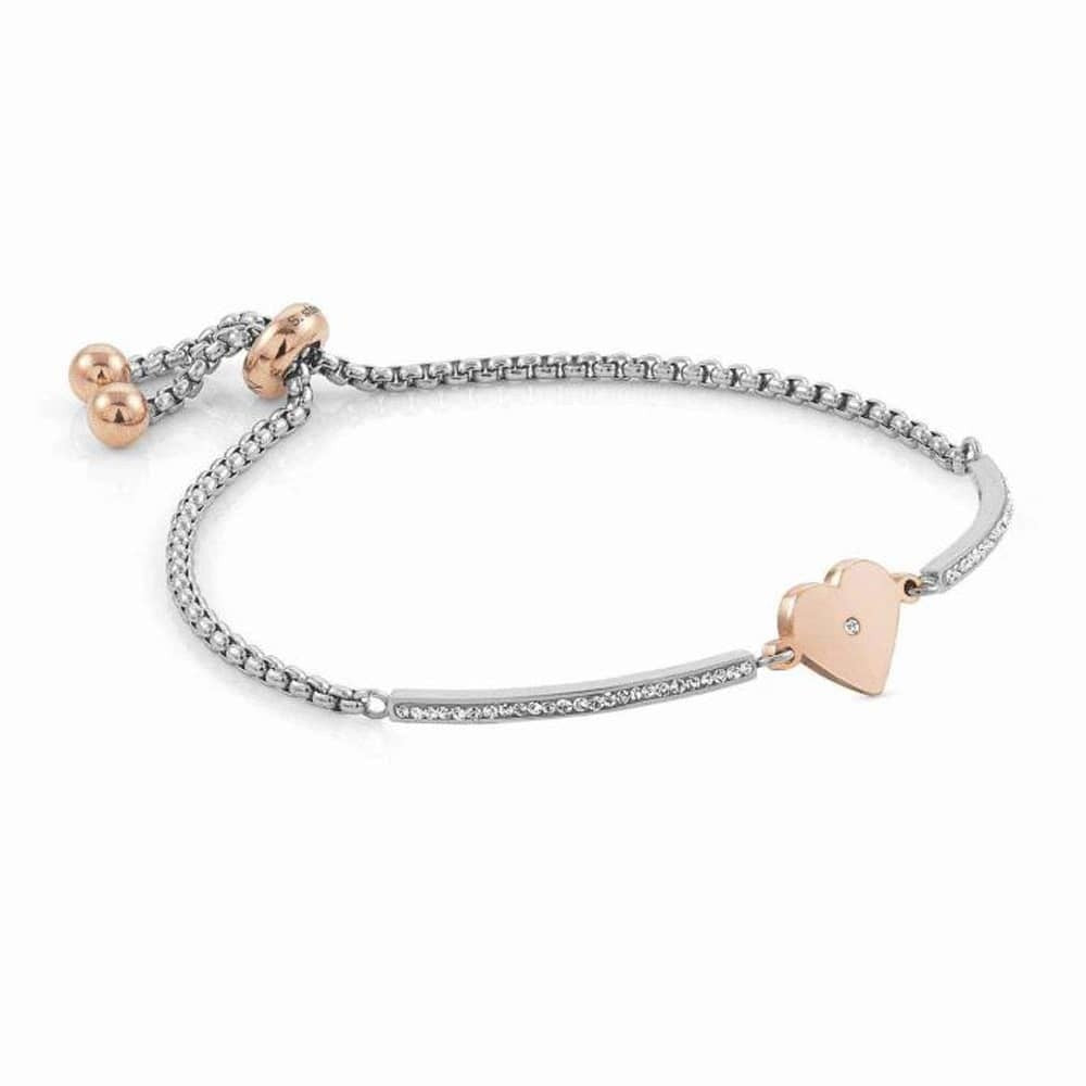 Nomination Silver + Rose Gold Milleluci Heart Bracelet 