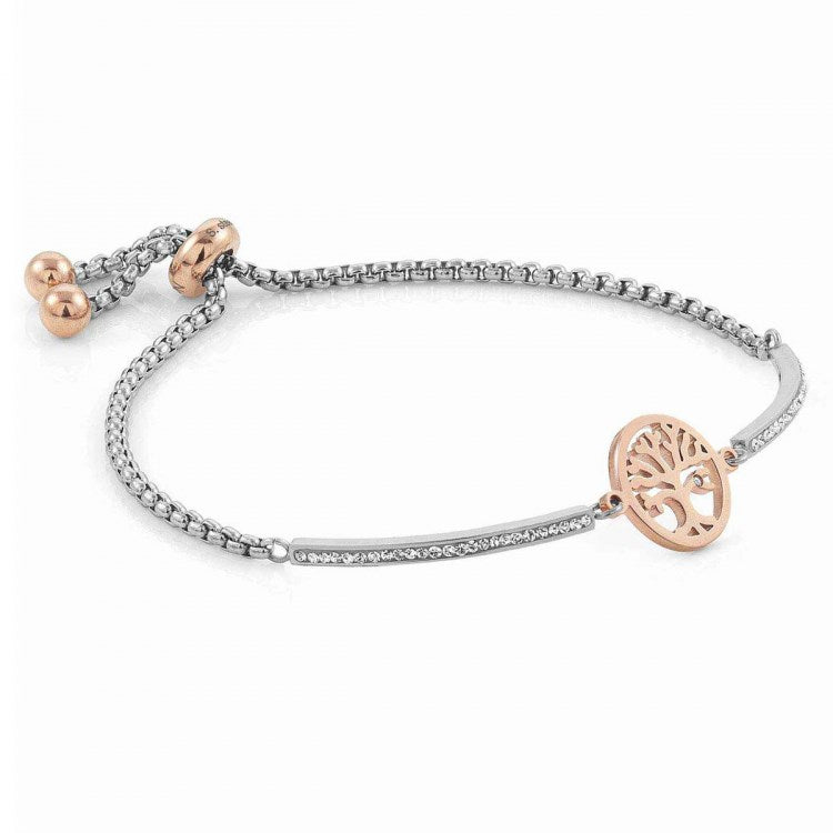 Nomination Silver + Rose Gold Milleluci Tree Of Life Bracelet