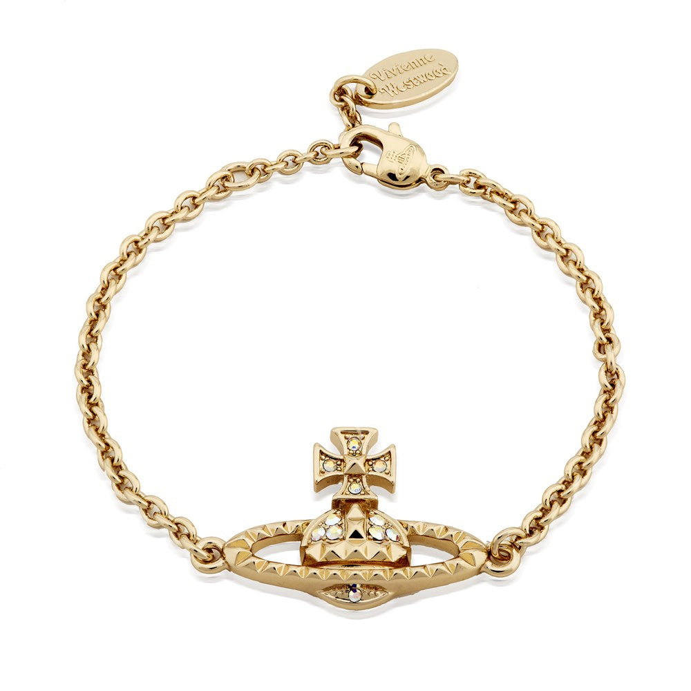 Vivienne Westwood Gold Mayfair Bas Relief Bracelet
